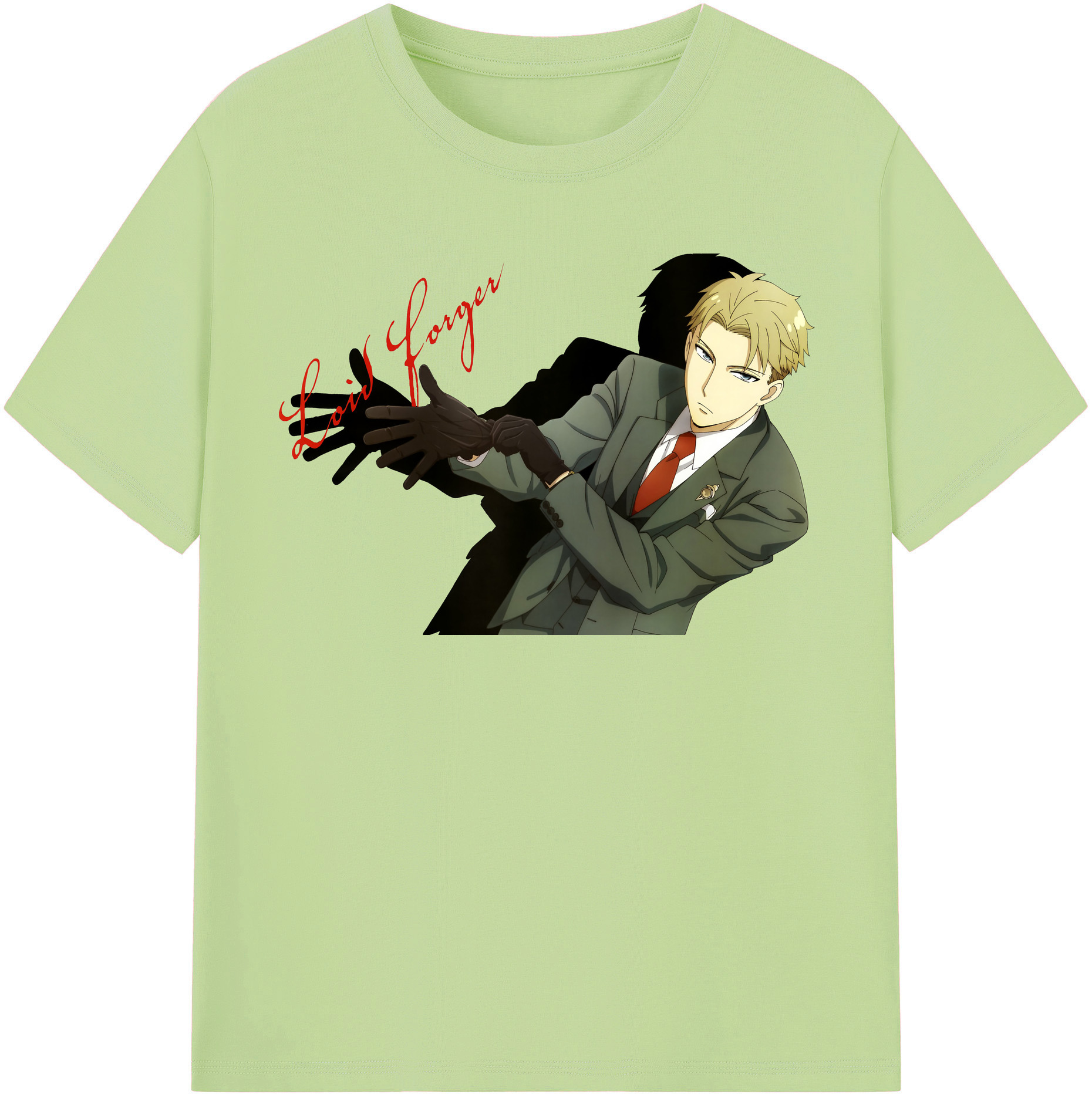 （画像用） SPY×FAMILY间谍家家酒 綿100％半袖Tシャツ（フロントプリント）